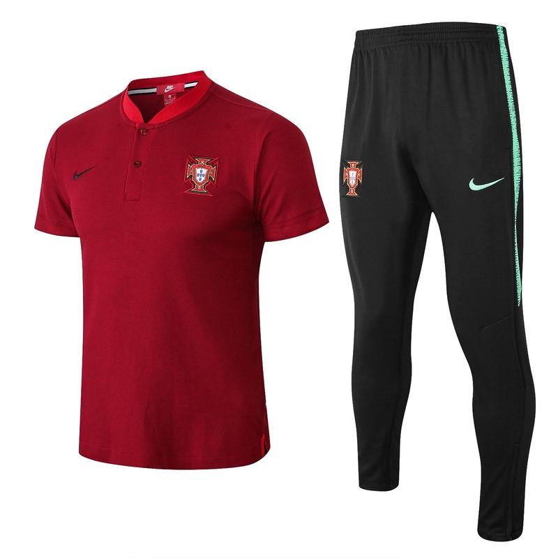 Polo Portugal Conjunto Completo 2018 Rojo